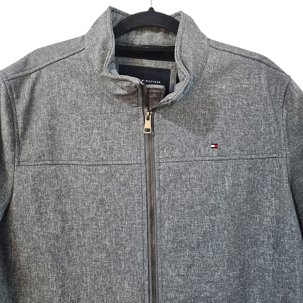 NWT Tommy Hilfiger Men's Softshell Stand Collar Jacket Size L - Picture 3 of 6